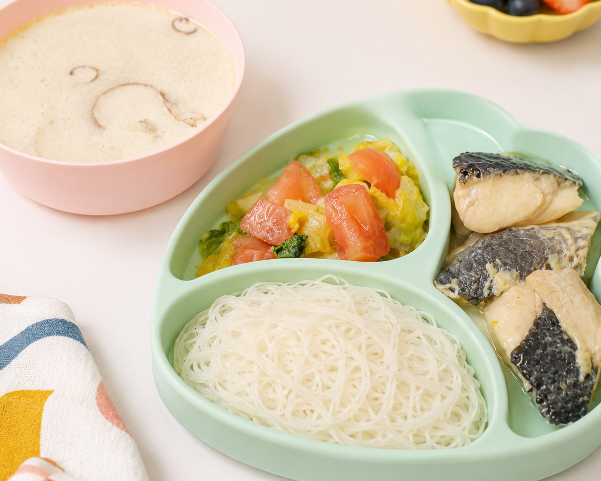 Sliced fish soup