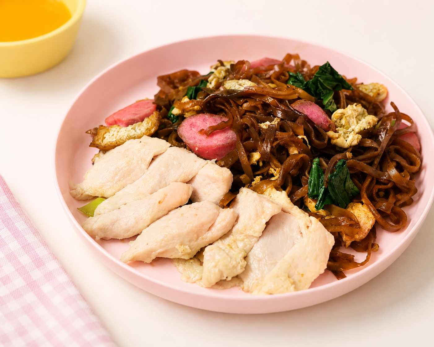 Poached hainanese chicken breast